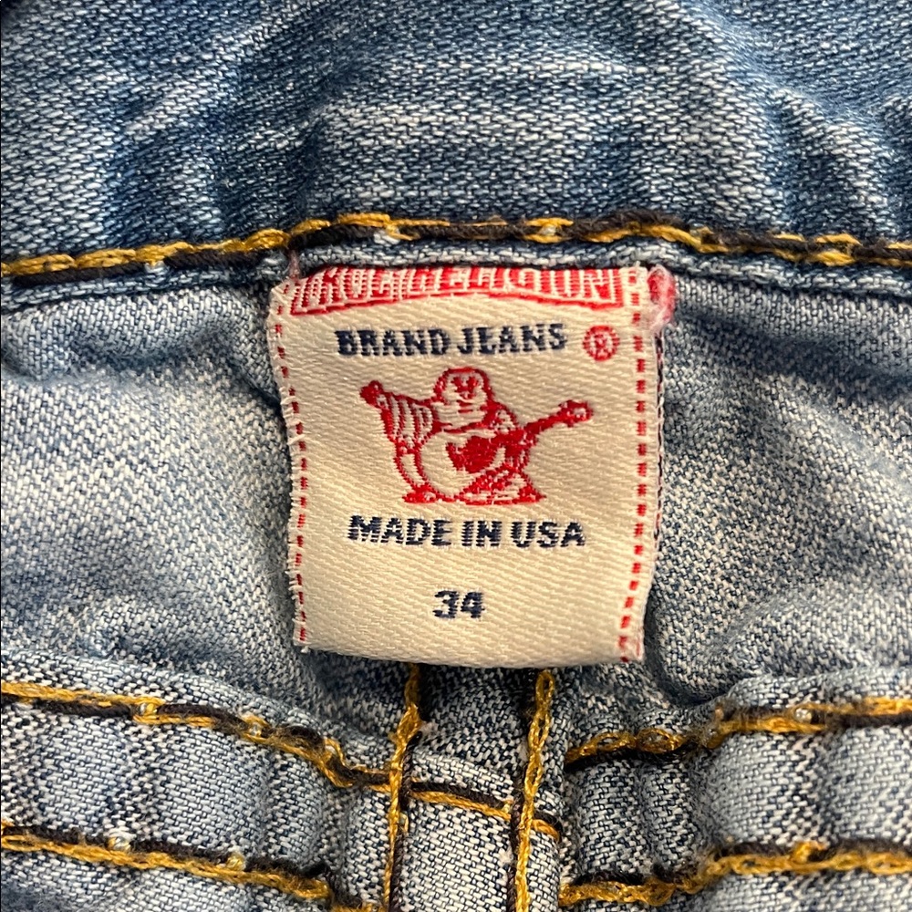 True Religion Men’s Denim Jeans Size 34 - Picture 2 of 5